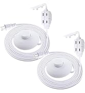K KASONIC - Extension Cord with On/Off Switch, 9 Feet 3 Outlets Power Cord with Foot Switch &amp; Saf...