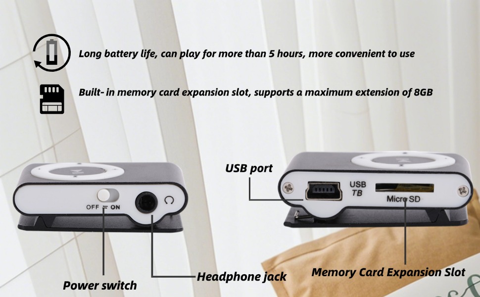 MP3 Music Player Set