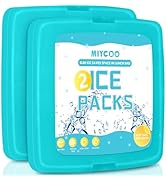 MIYCOO Ice Packs for Lunch Boxes &amp; Lunch Bag - Quick Freeze Ice Pack Space Saving Freezer Packs -...