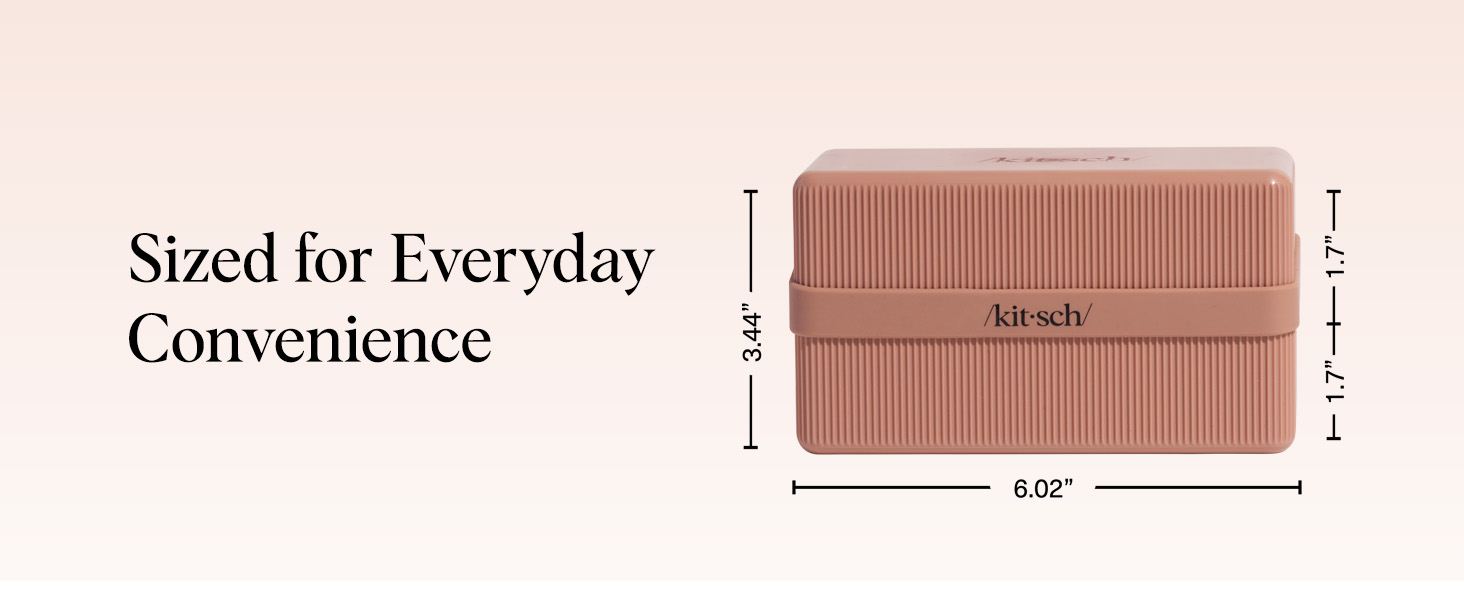 Kitsch 4-Compartment Travel Soap Case