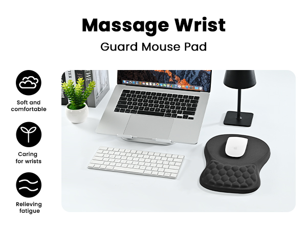 mouse pad with wrist rest