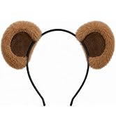 Brown Chipmunk Ears Headband, Halloween Furry Animal Costume Accessories | One Size Fits Kids Adu...