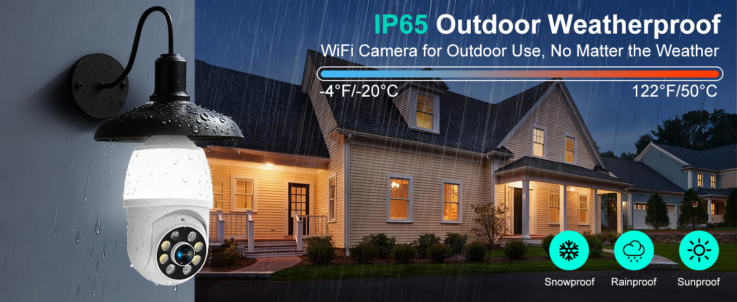 Light Bulb Security Camera