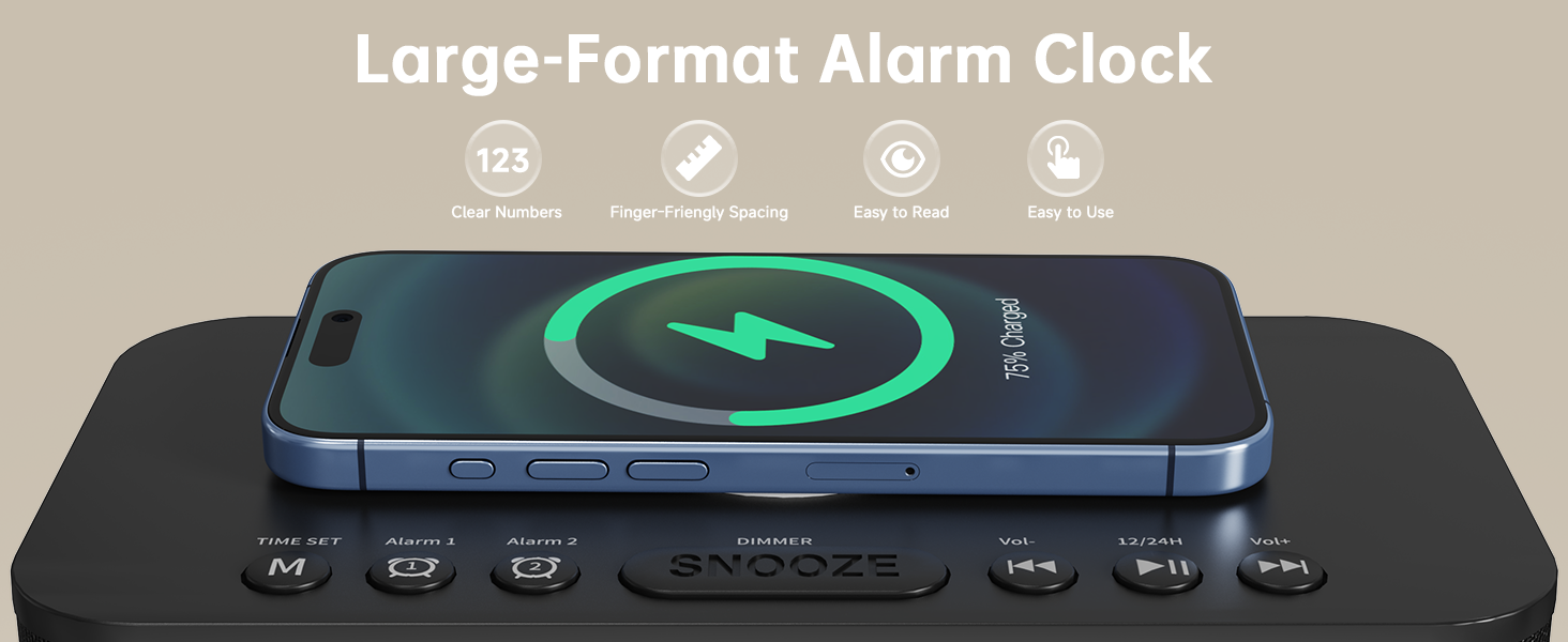 alarm clocks for bedrooms