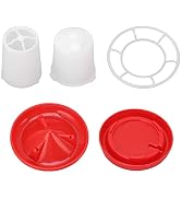 Leopacat 160ML Small Chick Feeder and Waterer Set - Baby Chicken Feeder for Chicks,Quail,Pigeon &amp;...