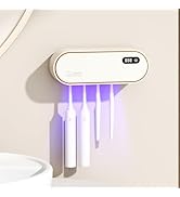 Toothbrush Holders for Bathrooms,Electric Toothbrush Holder with 24-Hour Smart Cycle Cleaning and...