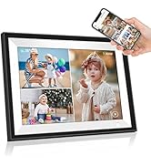 Digital Picture Frame 10.1 inch, Digital Photo Frame WiFi with APP, Smart Electronic Video Photo ...