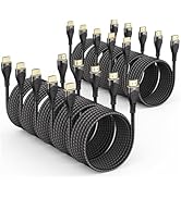 DIOOEER 10K 8K HDMI 2.1 Cable 10FT 10-Pack, HDMI Cord 10 Foot Ultra High Speed HDMI to HDMI Cable...