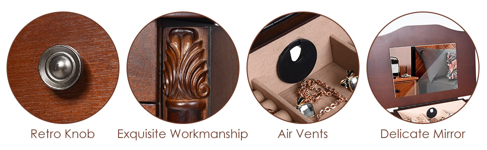 Standing Cambered Front Storage Chest Stand