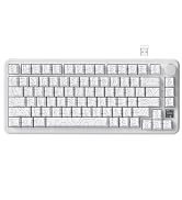 ATTACK SHARK X85Pro Wireless Mechanical Gaming Keyboard with TFT Screen &amp; Knob Hot-Swappable BT5....