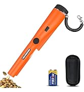 GDDREAM Metal Detector Pinpointer for Adults &amp; Kids - Waterproof Handheld Pin Pointer Wand with L...