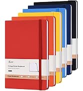 SUIN Hardcover-Journal-Notebooks, 6 Packs A5 Lined Journals Notebook for Writing 200 Pages, 8.2 x...