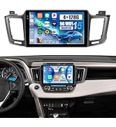 [4+128G] Android 15 Car Radio Stereo for Toyota RAV4 2013-2018 with Wireless Carplay&amp;Android Auto...
