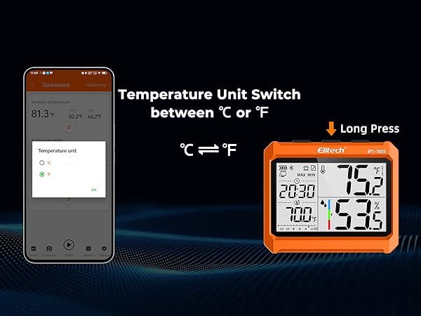 Temperature Unit Switch between ? or ?