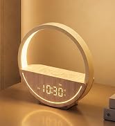 Vivilumens Sunrise Alarm Clock White Noise Sound Machine for Bedroom | Gentle Wake Up Light with ...