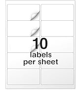 PAPRMA 2" x 4" Shipping Address Labels for Laser Inkjet Printer, Mailing Label White for Package ...