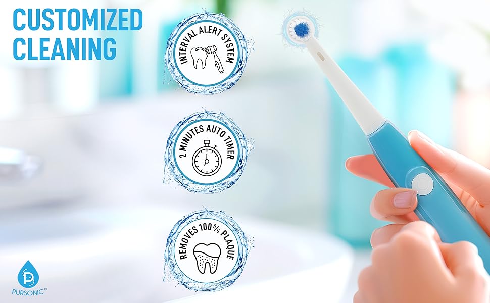 electric toothbrush round head rotating toothbrush electric