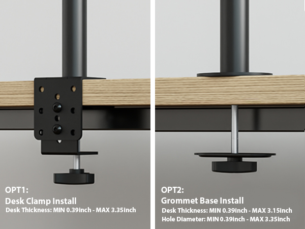Dual Monitor Desk Mount