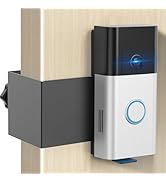 Anti-Theft Video Doorbell Mount Compatible with Ring, No-Drill Ring Camera Bracket Adjustable Eas...