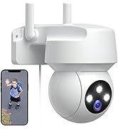 FOAOOD 2K Security Cameras Outdoor, 1080P Cameras for Home Security, Color Night Vision, Smart Mo...