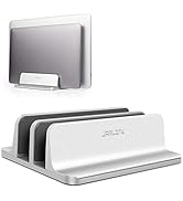 JARLINK (Upgraded Dock Version) Vertical Laptop Stand, Double Desktop Stand Adjustable Laptop Hol...