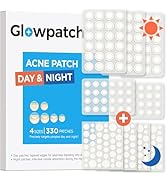 Glowpatch Pimple Patches for Face, Invisible Acne Patches 330 Count, Daytime Ultra Thin Spot Stic...