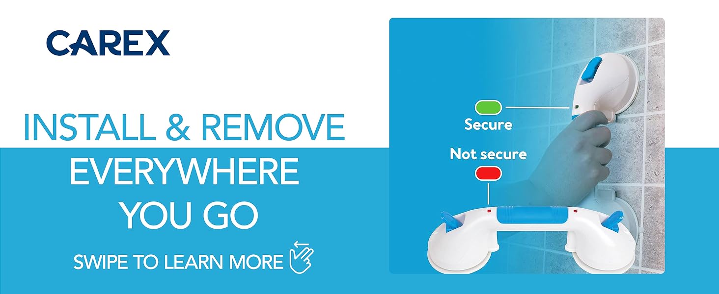 Suction Shower Grab Bar