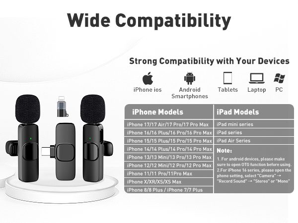 Mini Microphone for iPhone