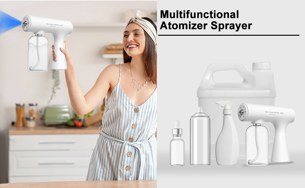 atomizer sprayer;electrostatic sprayer;atomizer;sprayer;blue light atomizer;