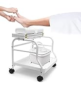Beauty Salon Nail Salon Or Foot Bath Spa Portable Trolley Cart for Foot Rest Or Pedicure Two Colo...