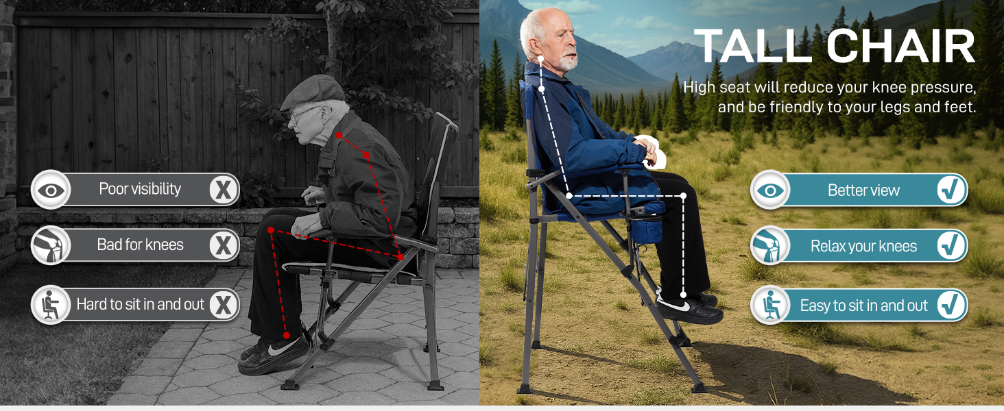 Bar height chair