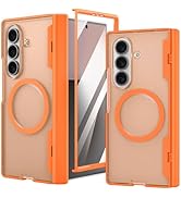 Ruky for Z Fold 7 Case with Hinge Protection, ZFold 7 Case with Built-in Screen Protector [Compat...