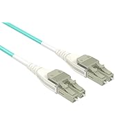 Cable Leader OM3 10Gb LC/LC Uniboot Duplex 50/125 Multimode Fiber Optic Cable (5M)