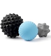 YIXIUTEN Silicone Massage Ball Set for Deep Tissue &amp; Myofascial Release - Trigger Point,Textured ...