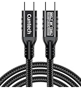 240W USB C Cable 6.6ft, USB 40Gbps Data Transfer 8K/4K HD Video Monitor Cable for Thunderbolt 4/3...