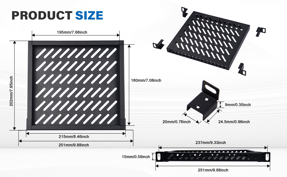 server rack shelf