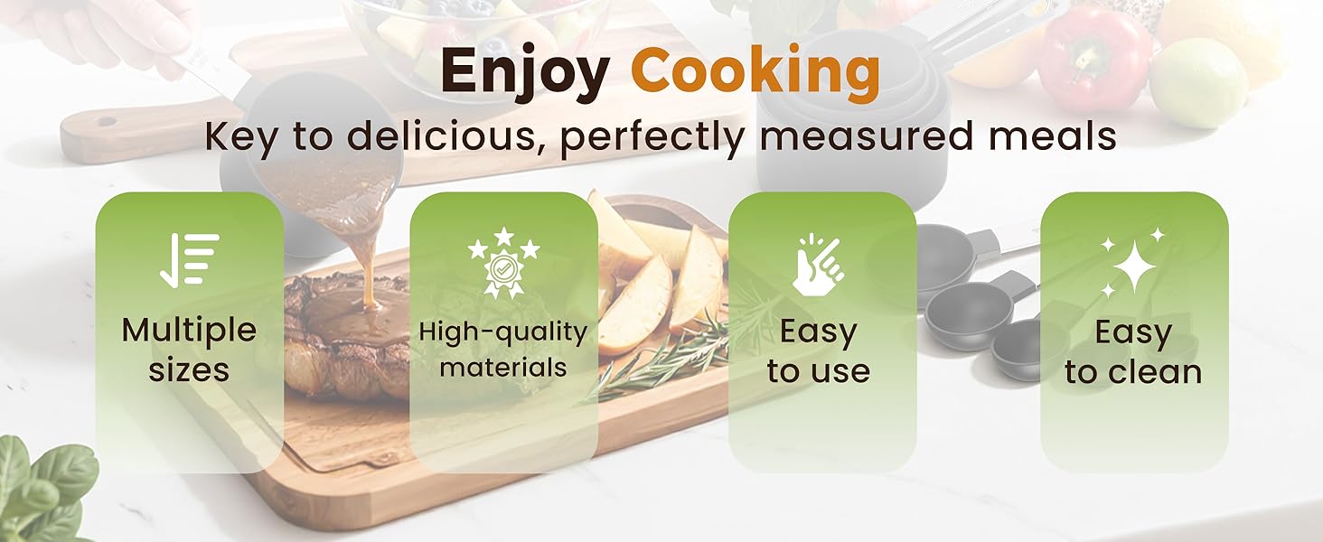 measuring cups and spoons set