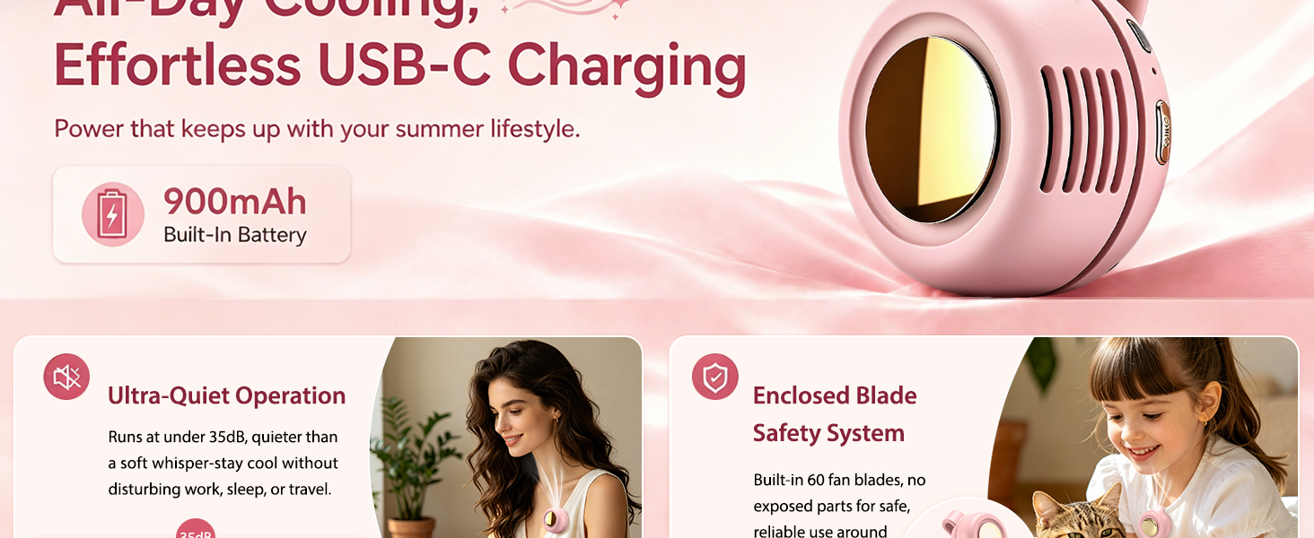 Portable Clip-On Fan