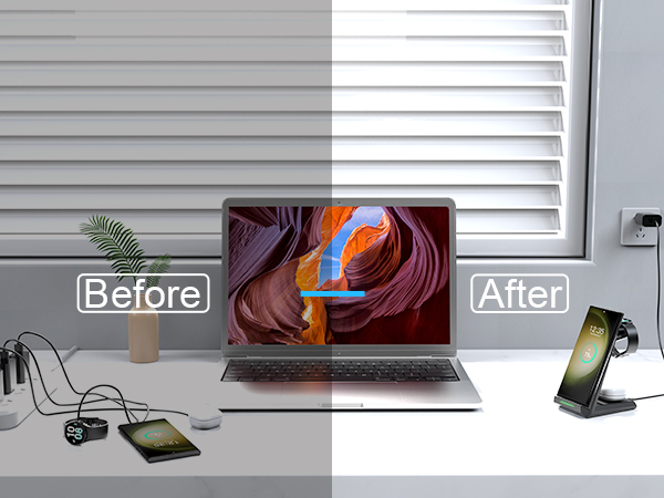 3-in-1 wireless charger