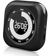 PERSUPER Visual Timer for Kids, 10 Hours Countdown/Up, with Rechargeabili, 3 Brightness Display, ...