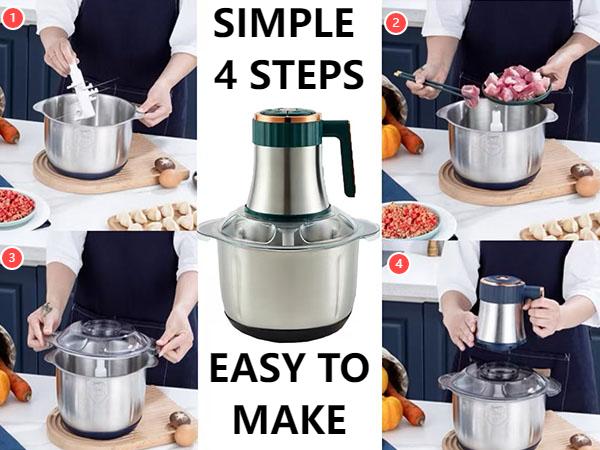 Simple 4 steps, easy to make