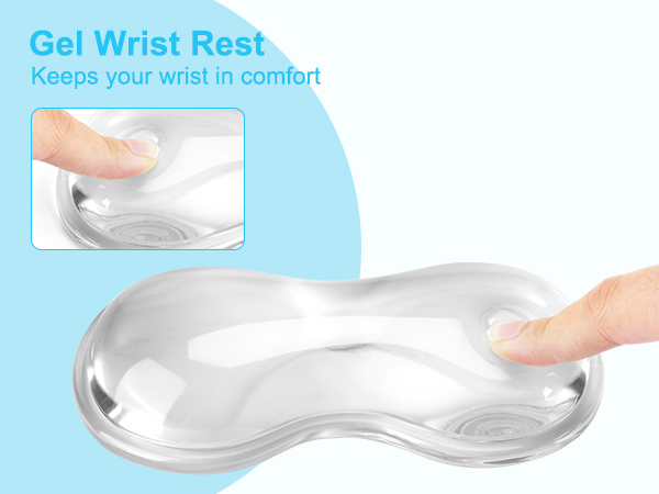 Ergonomic Memory Foam Wrist Rest for Laptop, Computer