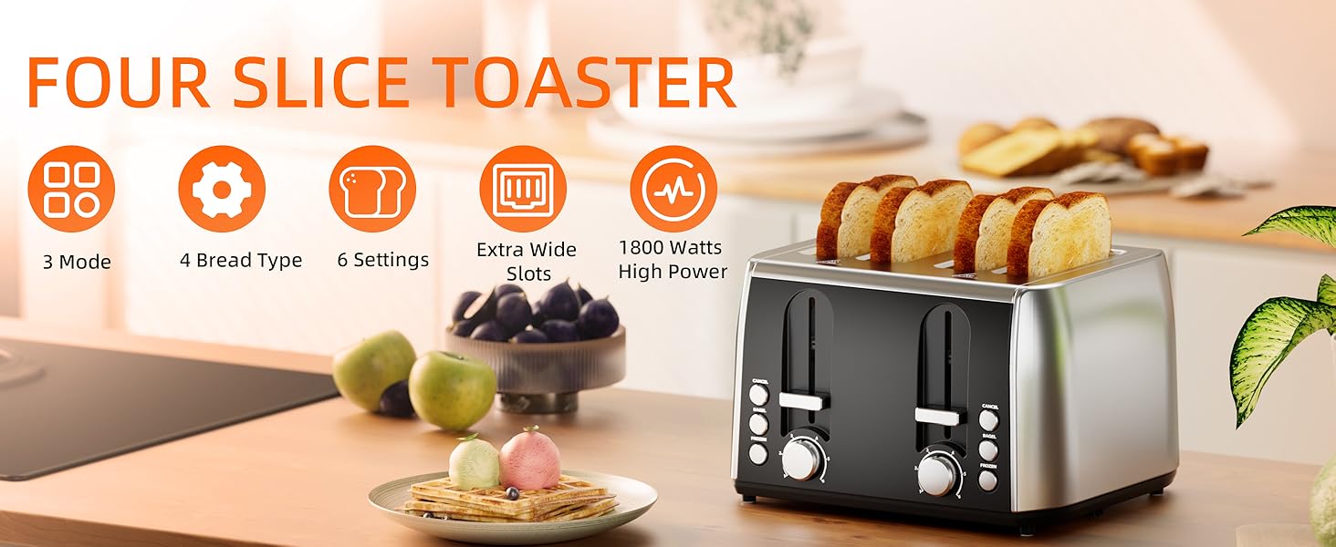 4 Slice Toaster