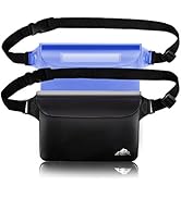 HEETA 2 Pack Waterproof Pouch, Screen Touch Sensitive Waterproof Dry Bag with Adjustable Waist St...