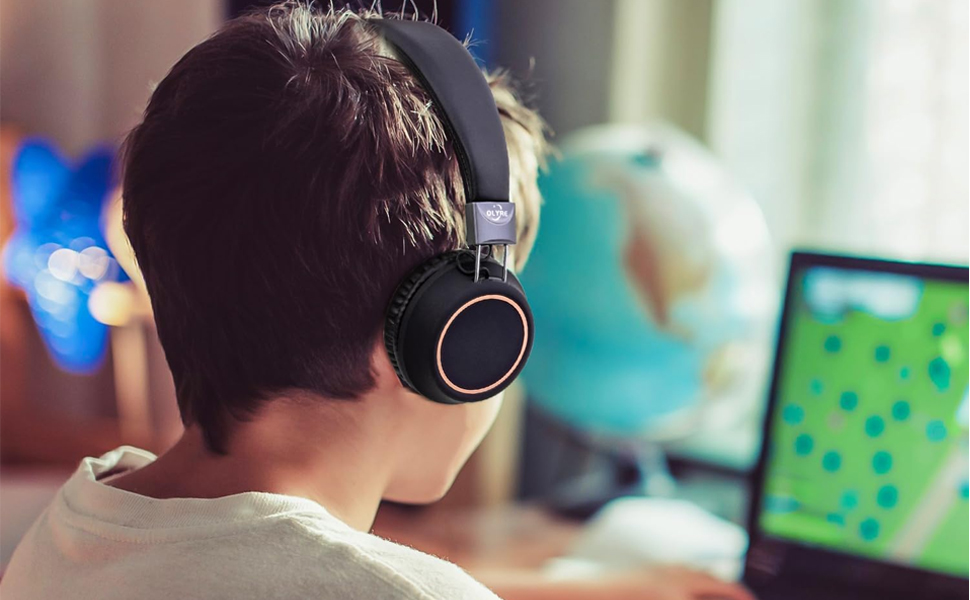 On Ear Kids Headphones Wired with Microphone
