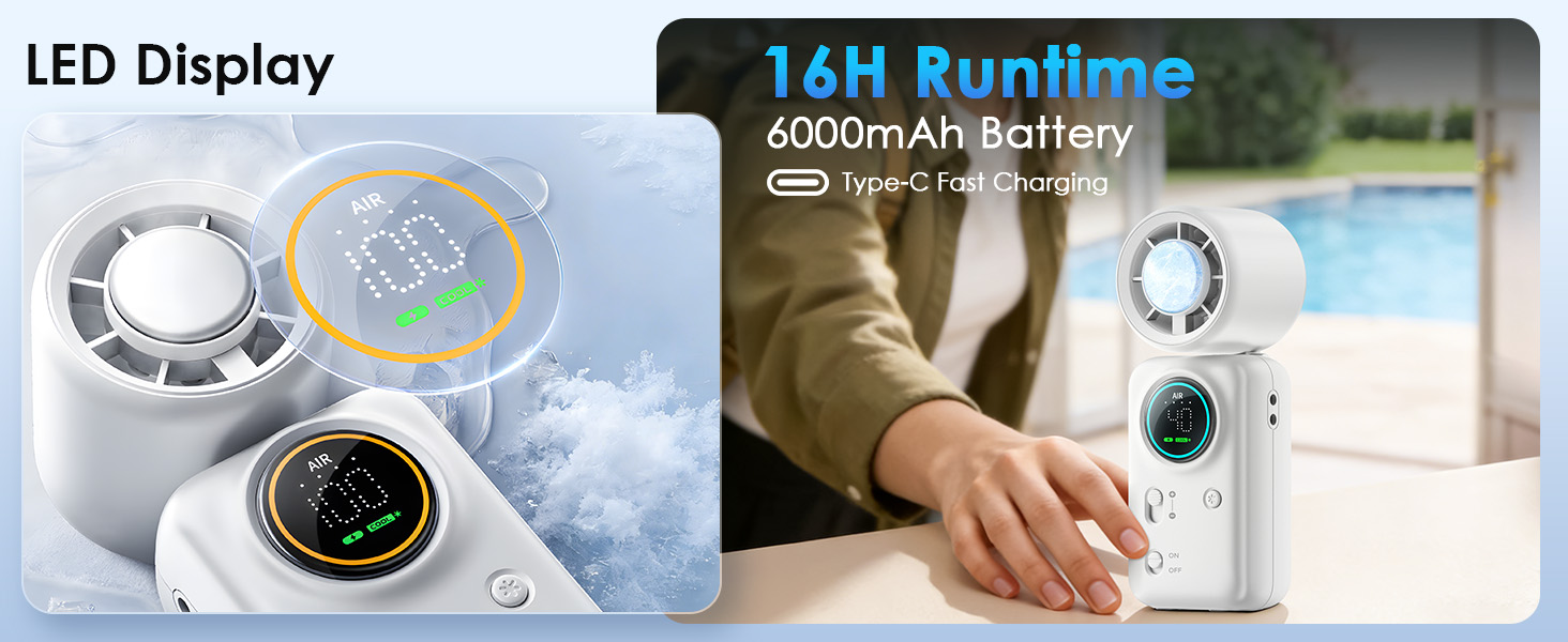 the LED display keeps you informed of the current speed and battery level at a glance