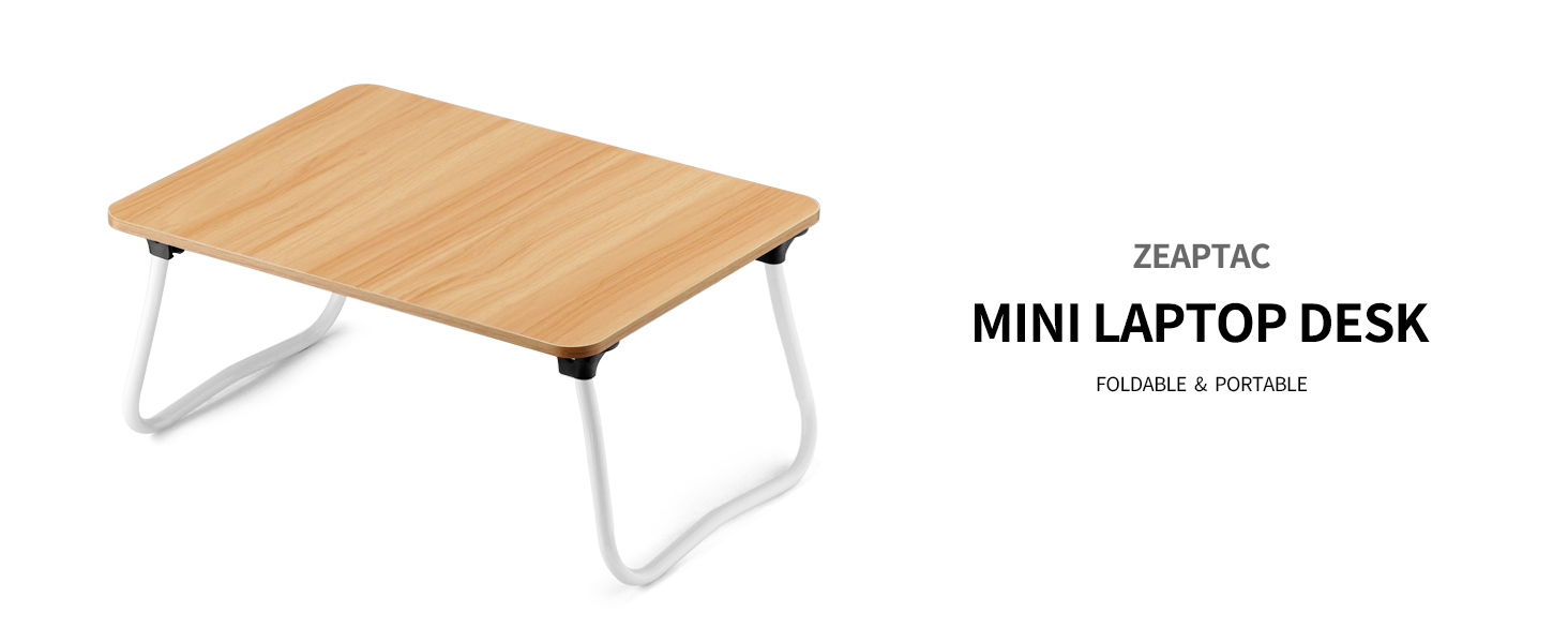 ZEAPTAC Laptop Bed Desk Foldable Lap Table