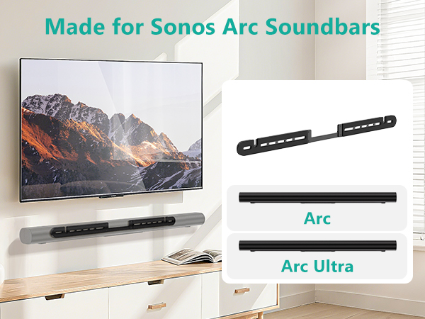 sonos arc ultra wall mount