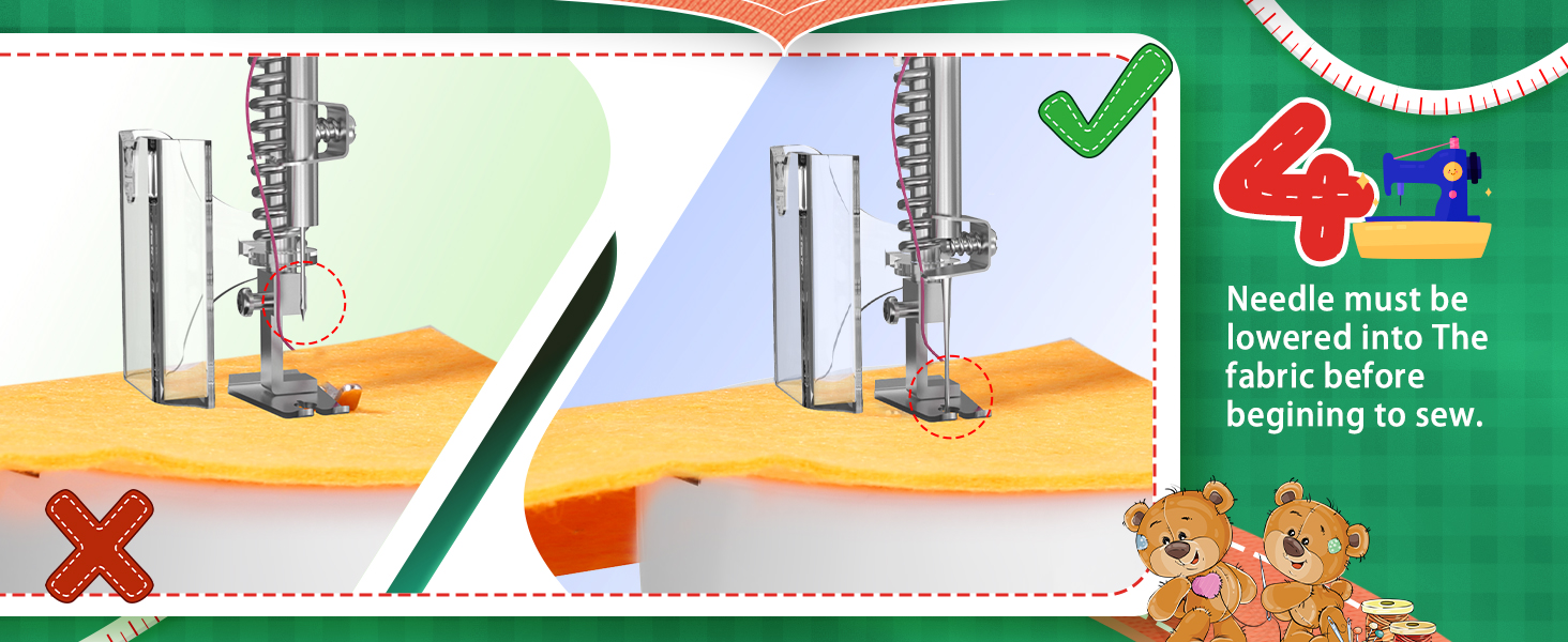 Foot pedal of sewing machine provide ideal bounce