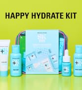 Revolution Skin, Happy Hydrate 4 Step Starter Kit, Hydrating Skincare Set with Cleansing Milk, Es...